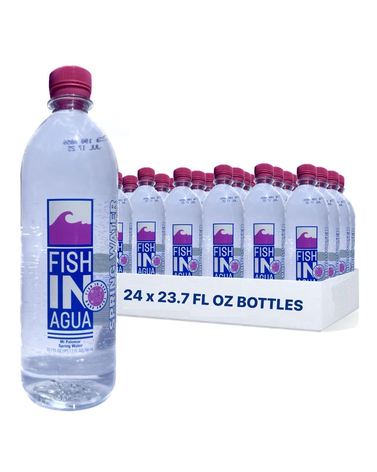 FISHINAGUA Bottled Natural Spring Water 23.7 FL OZ - FISHINAGUA